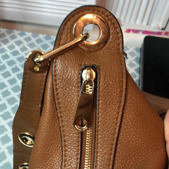 Michael Michael Kors Raven Brown  Large Shoulder Bag Golf Hardware - Picture 17 of 17